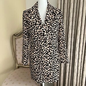 Lucy Paris “Chic/Attractive” Animal Print Lightweight Jacket. Size Small